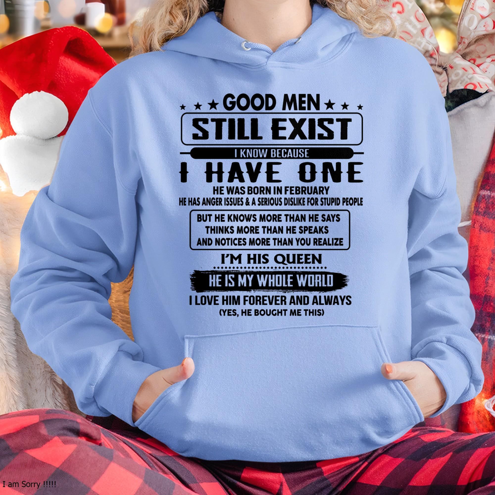 February - Good men Still Exist - gift for your girlfriend, wife from Husband - NGHL02 (SKU-GM-02)