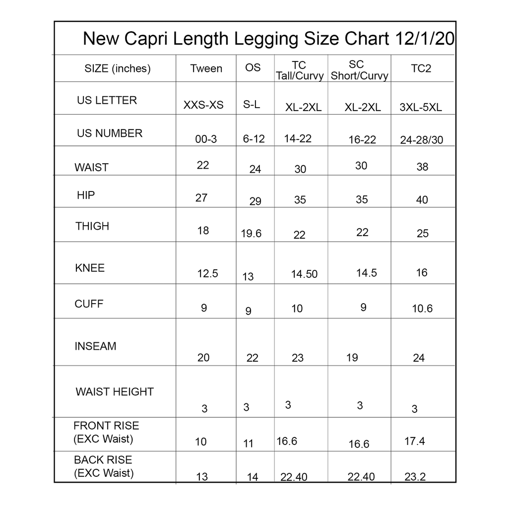 Blue Sky Capri Leggings with Pockets
